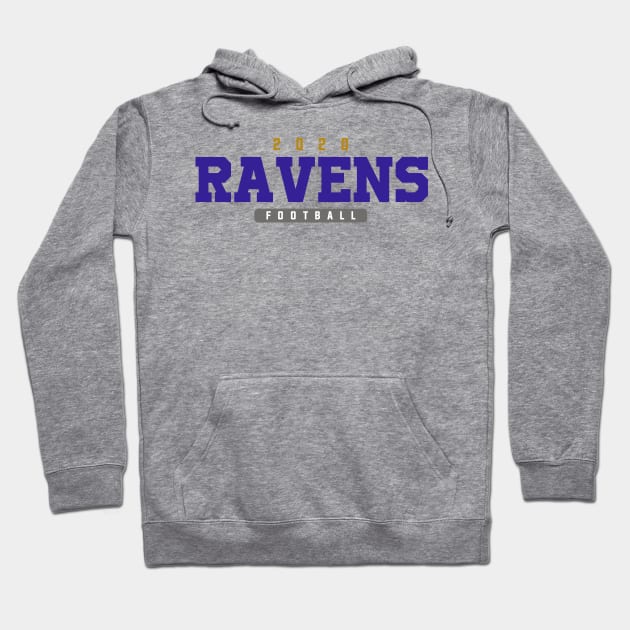 Ravens Football Team Hoodie by igzine